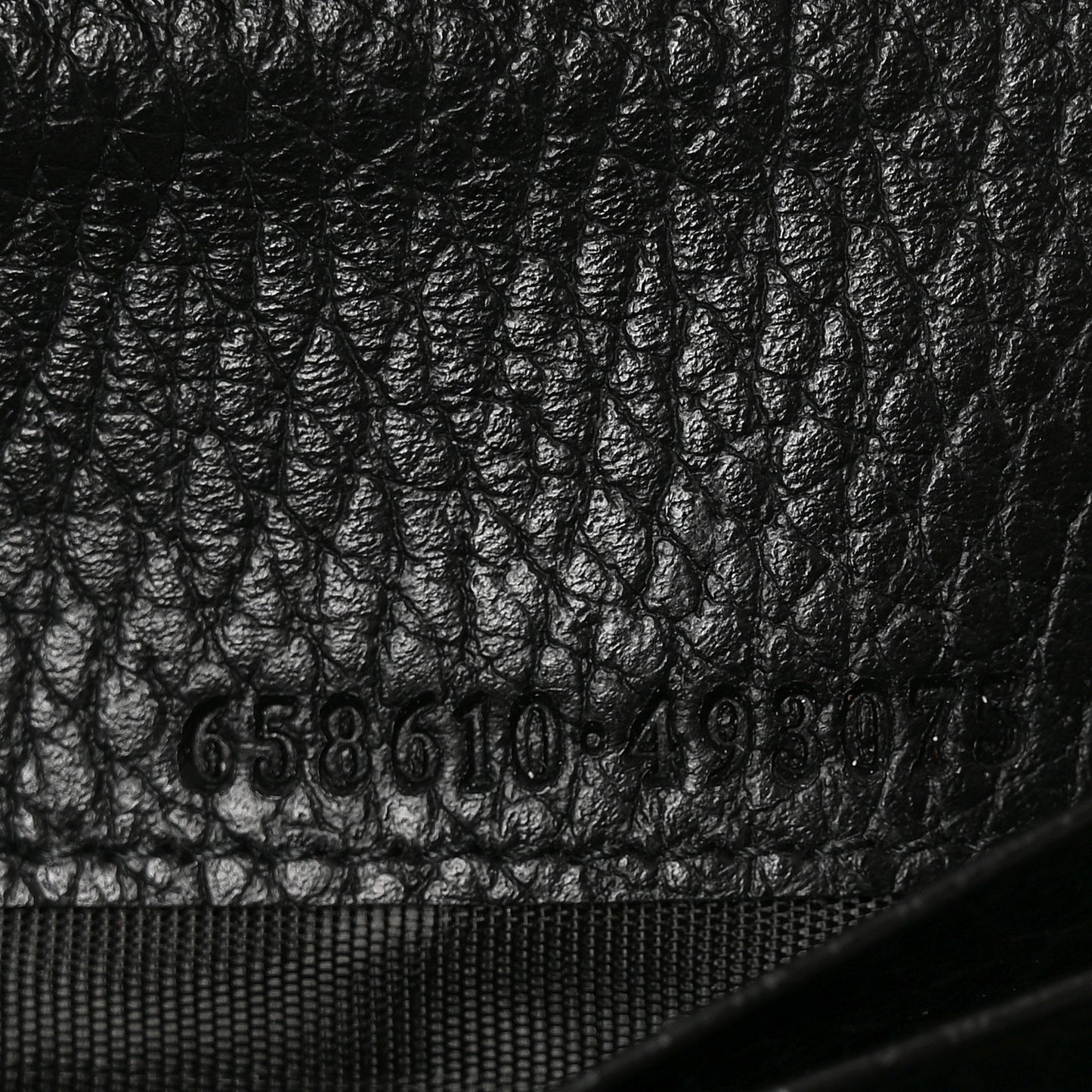Dollar Calfskin GG Supreme Monogram GG Marmont Card Case Black Beige Ebony