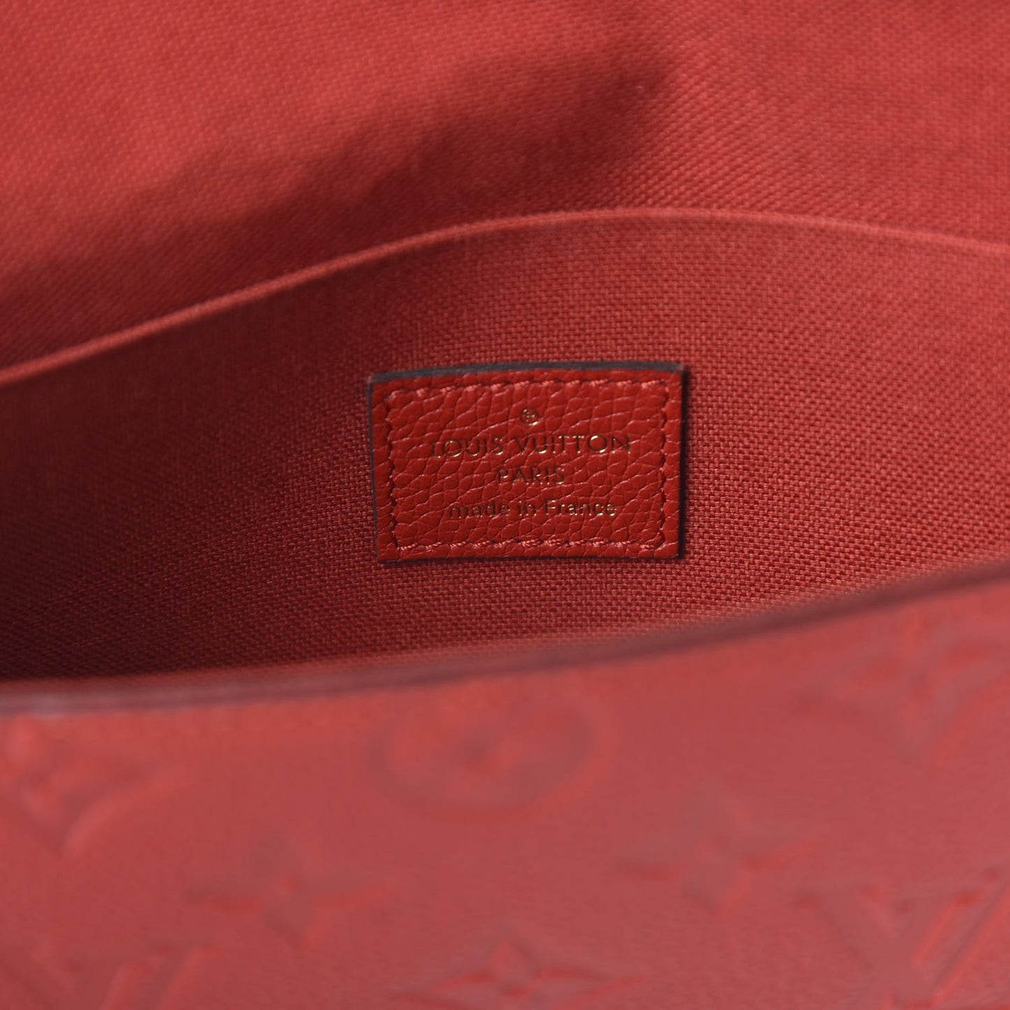 Empreinte Pochette Felicie Chain Wallet Cherry