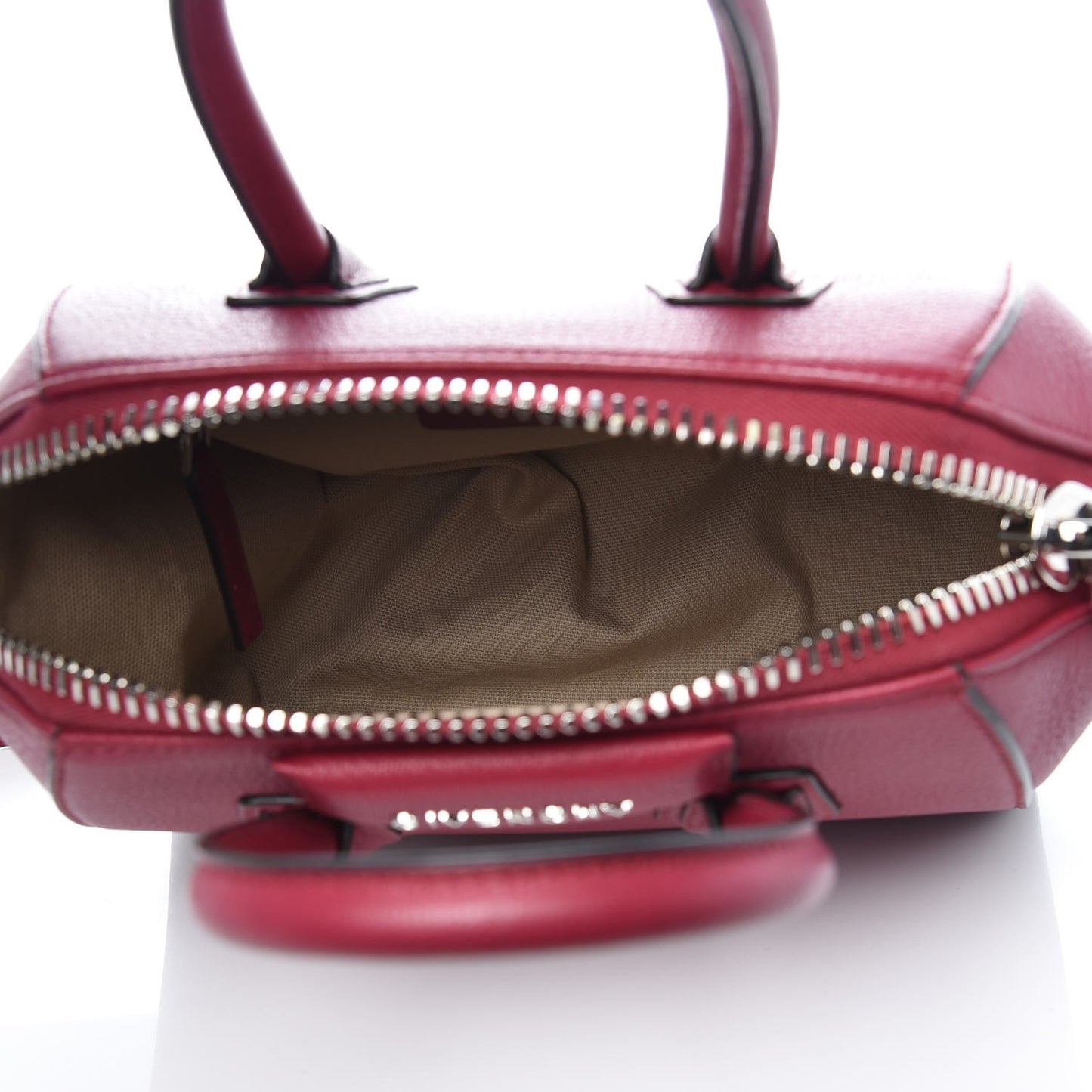 Sugar Goatskin Mini Antigona Fig Pink