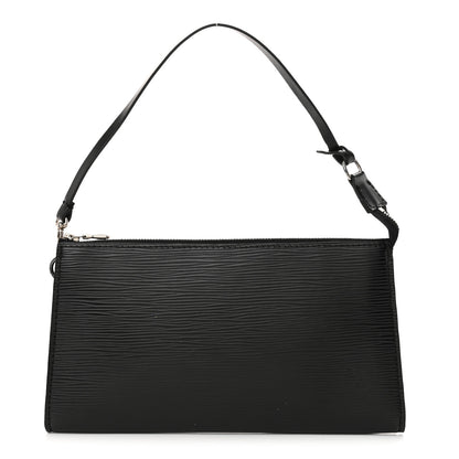 Louis Vuitton Epi Pochette Accessories 24 Black 1 of 11