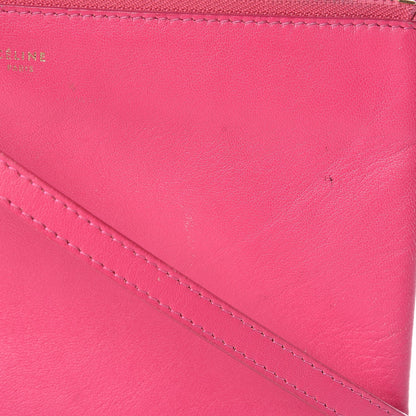 Celine Lambskin Small Trio Crossbody Bag Fluo Fuchsia 15 of 20