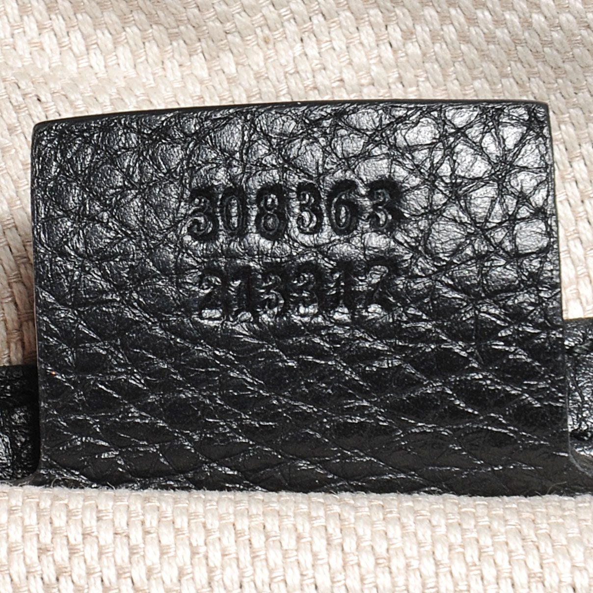 Gucci Cellarius Calfskin Medium Soho Working Tote Black 7 of 7