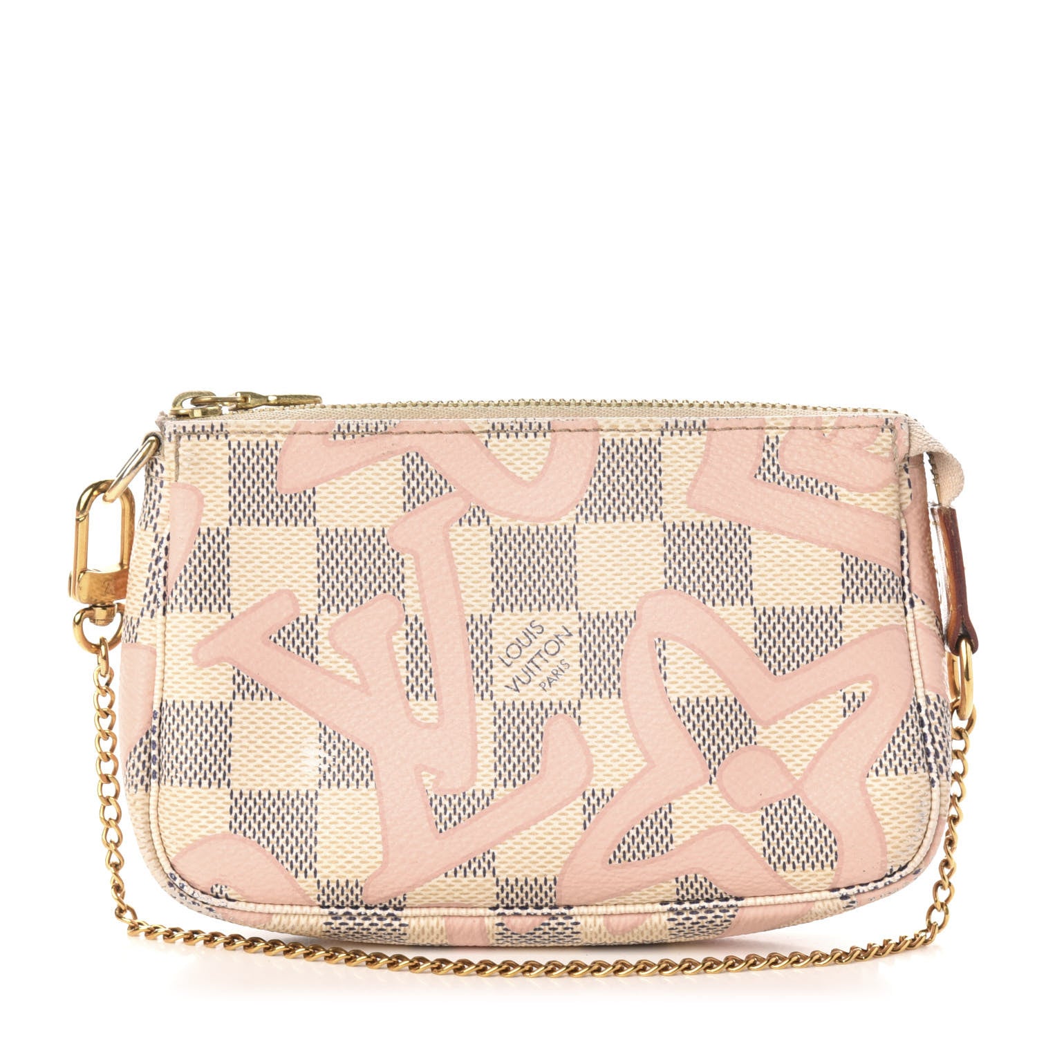 Louis Vuitton Damier Azur Tahitienne Mini Pochette Accessories 1 of 10