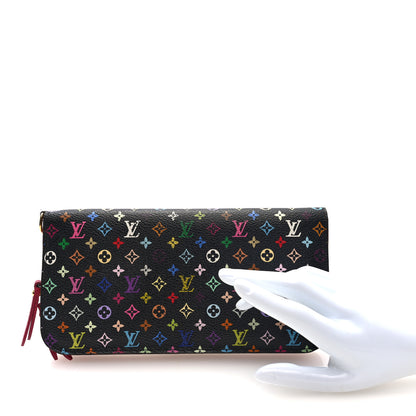 Louis Vuitton Monogram Multicolor Insolite Wallet Black Grenade 2 of 7