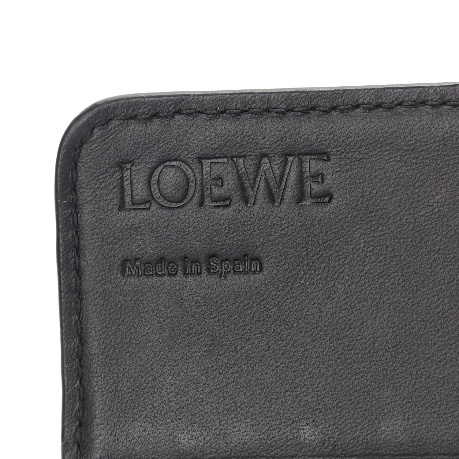 Loewe Calfskin Anagram Embossed Continental Wallet Black 5 of 6