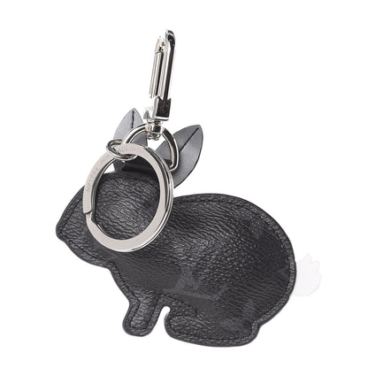 Louis Vuitton Monogram Eclipse Rabbit Bag Charm Key Holder 3 of 4