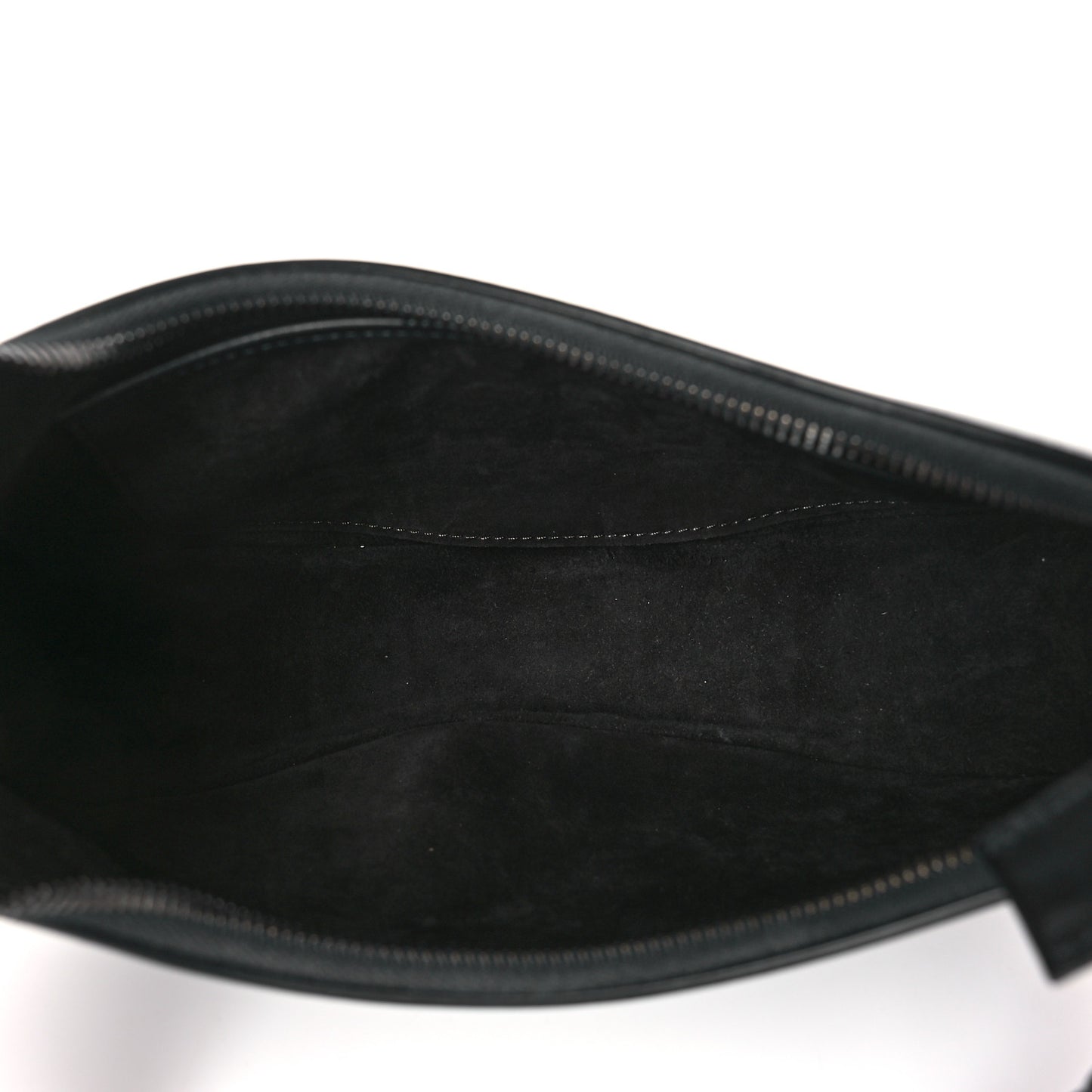 Smooth Calfskin Chain Strap Ava Shoulder Bag Black
