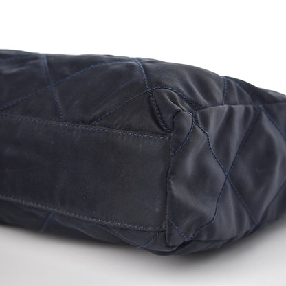 Prada Nylon Tessuto Quilted Shoulder Bag Navy 8 of 14