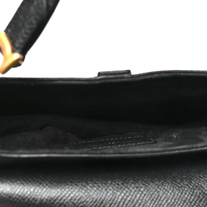Christian Dior Grained Calfskin Mini Saddle Bag Black 5 of 11