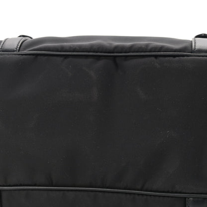 Prada Nylon Tessuto Soft Calf Tote Black 10 of 10