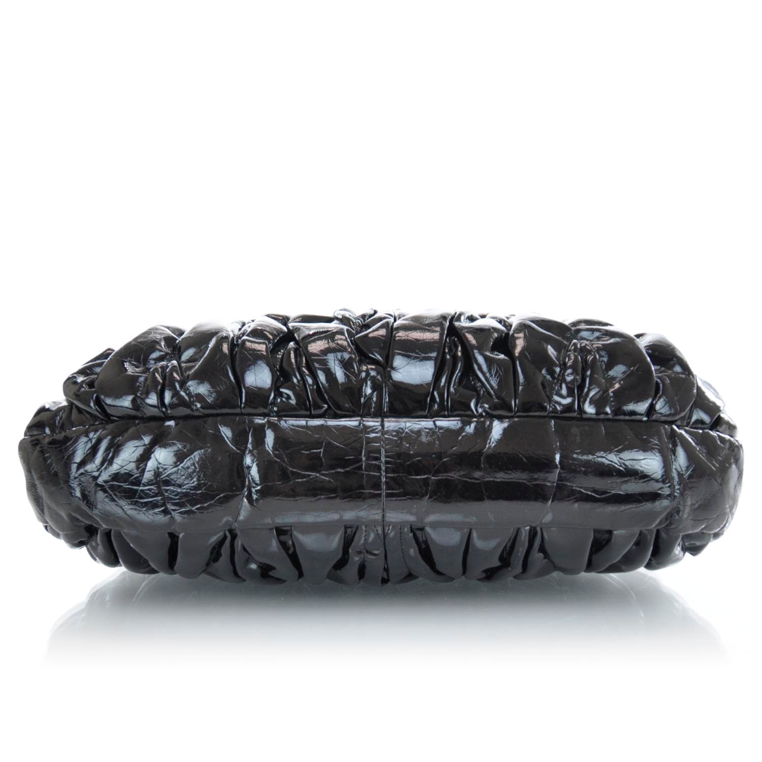 Miu Miu Patent Leather Matelasse Coffer Black 6 of 13