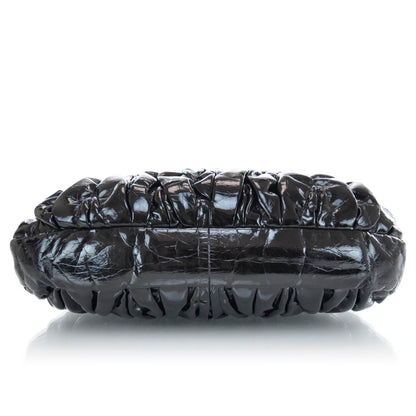 Miu Miu Patent Leather Matelasse Coffer Black 6 of 13