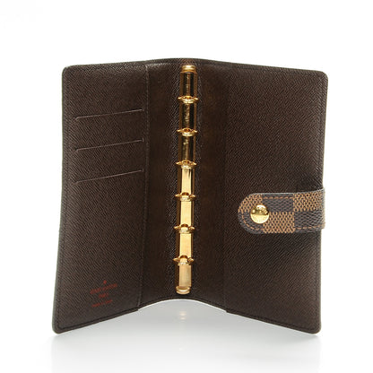 Louis Vuitton Damier Ebene Small Ring Agenda Cover 5 of 6