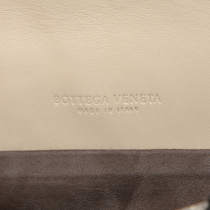 Bottega Veneta Snakeskin Metal Mesh Intrecciato Small Handbag Black 6 of 9