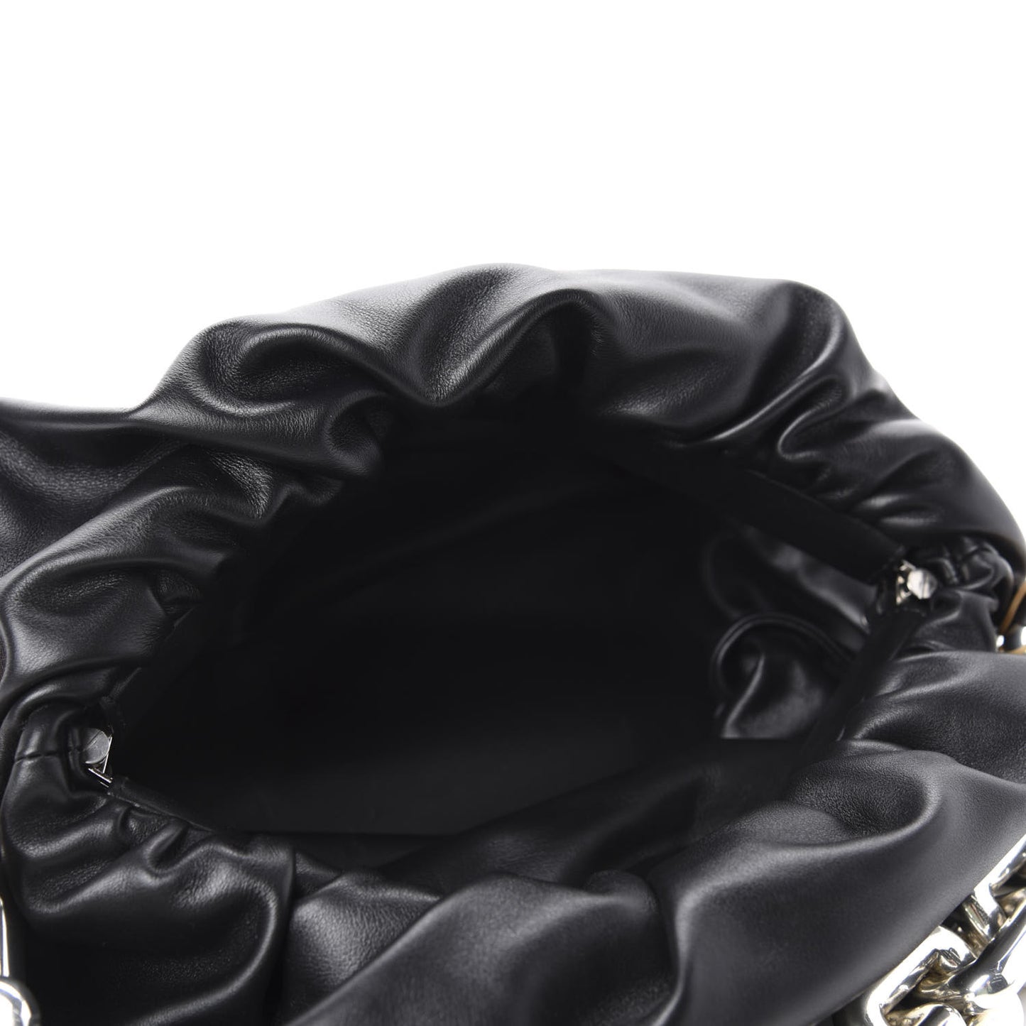 Calfskin The Pouch Chain Black