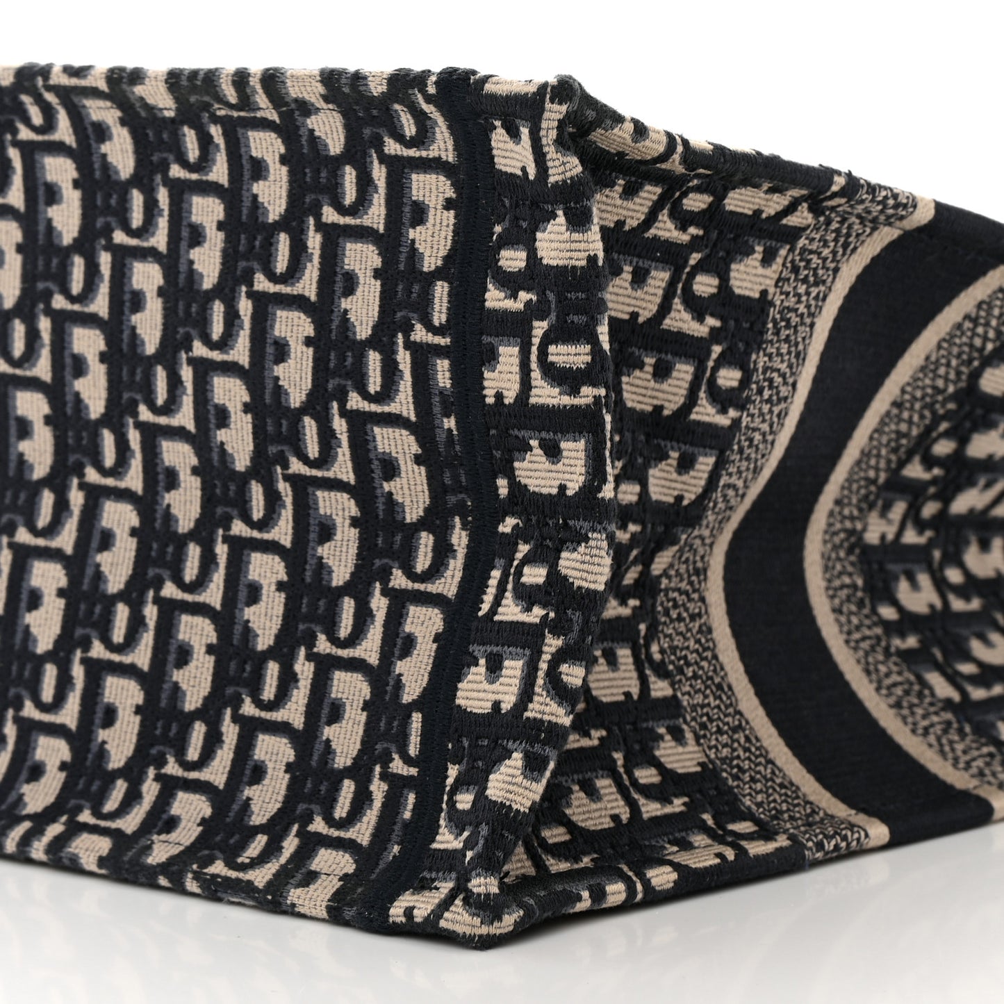 Oblique Medium Book Tote Blue Multicolor