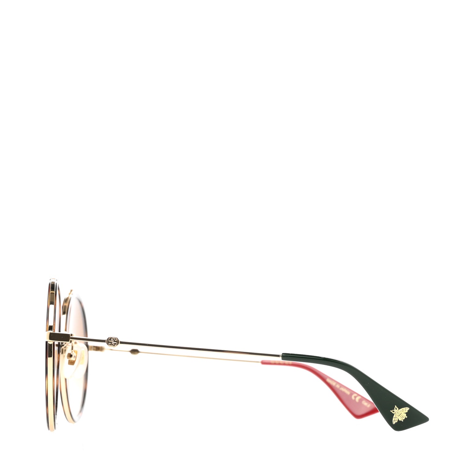 Gucci Round Sunglasses GG0061S Tortoise 3 of 9