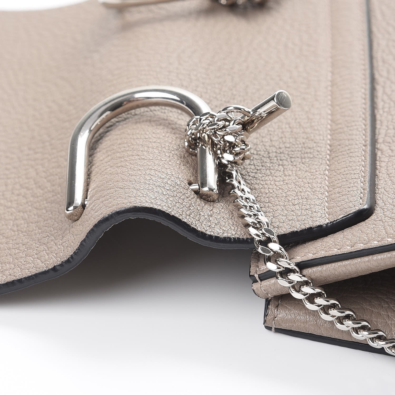 Chloe Grained Lambskin Drew Shoulder Bag Motty Grey 15 of 15
