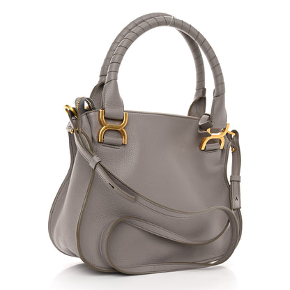 Chloe Calfskin Small Marcie Satchel Cashmere Grey 3 of 10