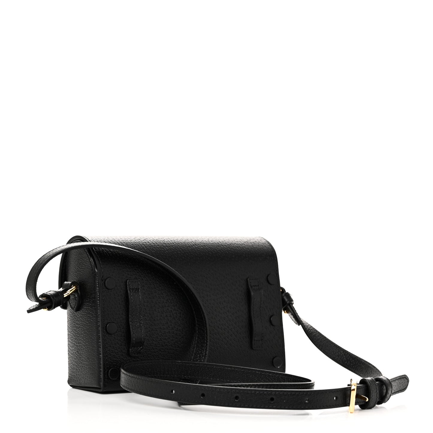Calfskin Horsebit 1955 Shoulder Bag Black