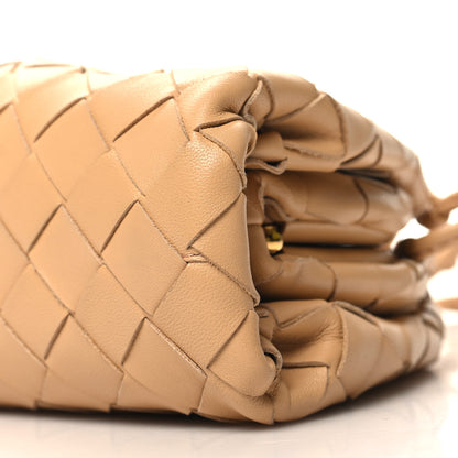 Bottega Veneta BOTTEGA VENETA Nappa Intrecciato The Mini Pouch Almond 10 of 11