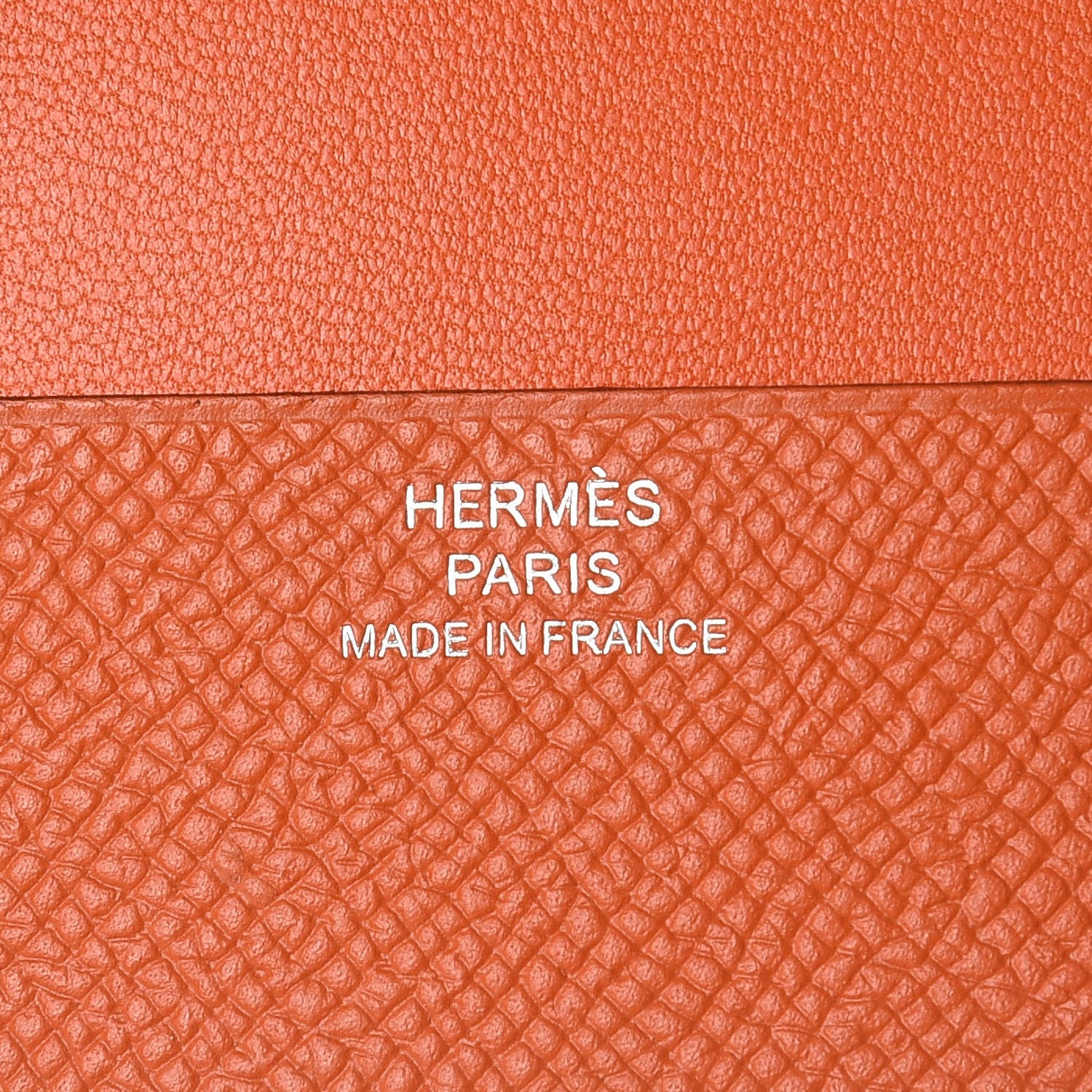 Hermes Epsom MC2 Magellan Passport Holder Orange 6 of 8