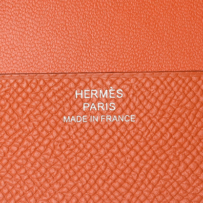 Hermes Epsom MC2 Magellan Passport Holder Orange 6 of 8