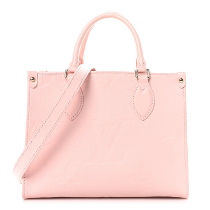 Louis Vuitton Empreinte Monogram Giant Onthego PM Opale Pink 1 of 9