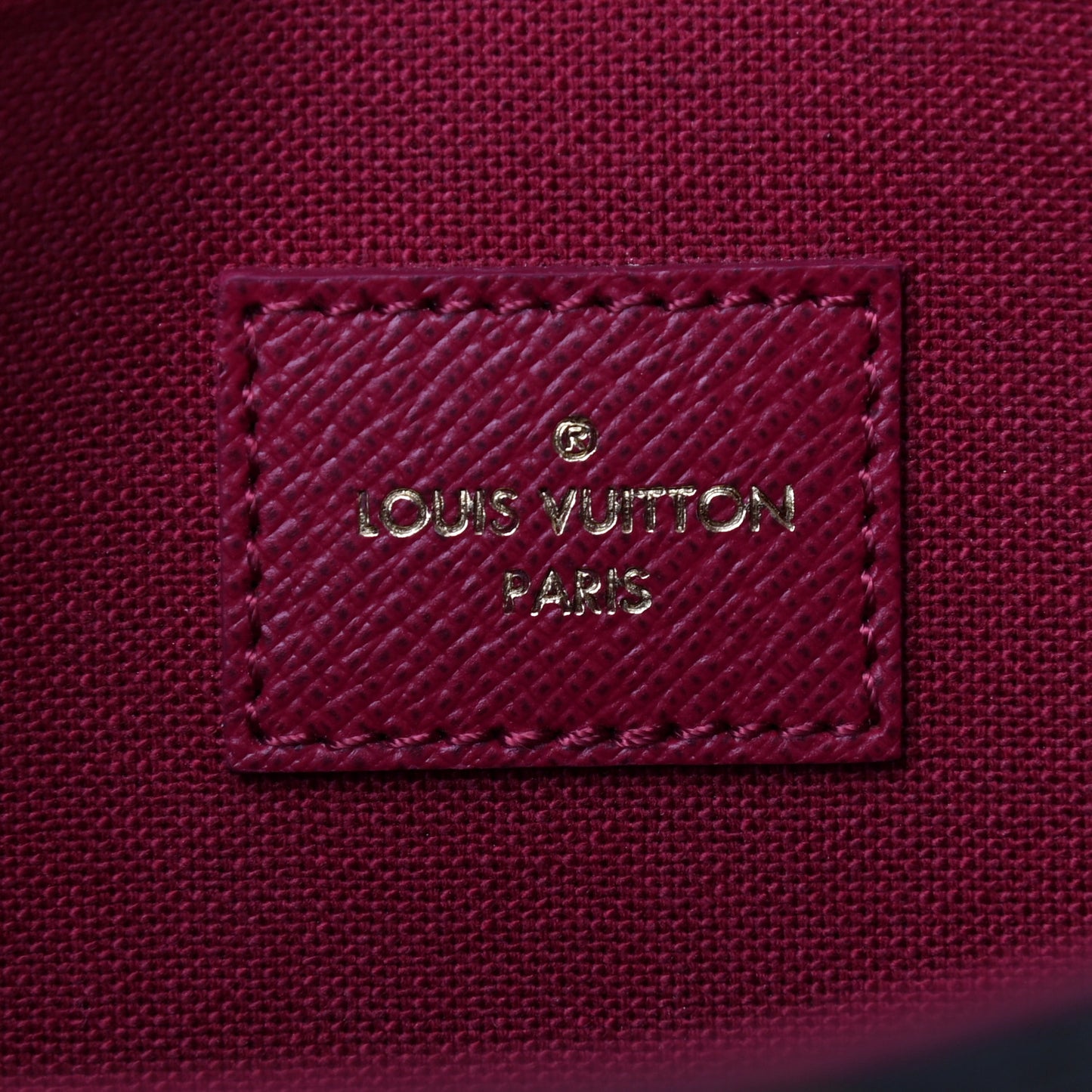 Monogram Pochette Felicie Chain Wallet Fuchsia