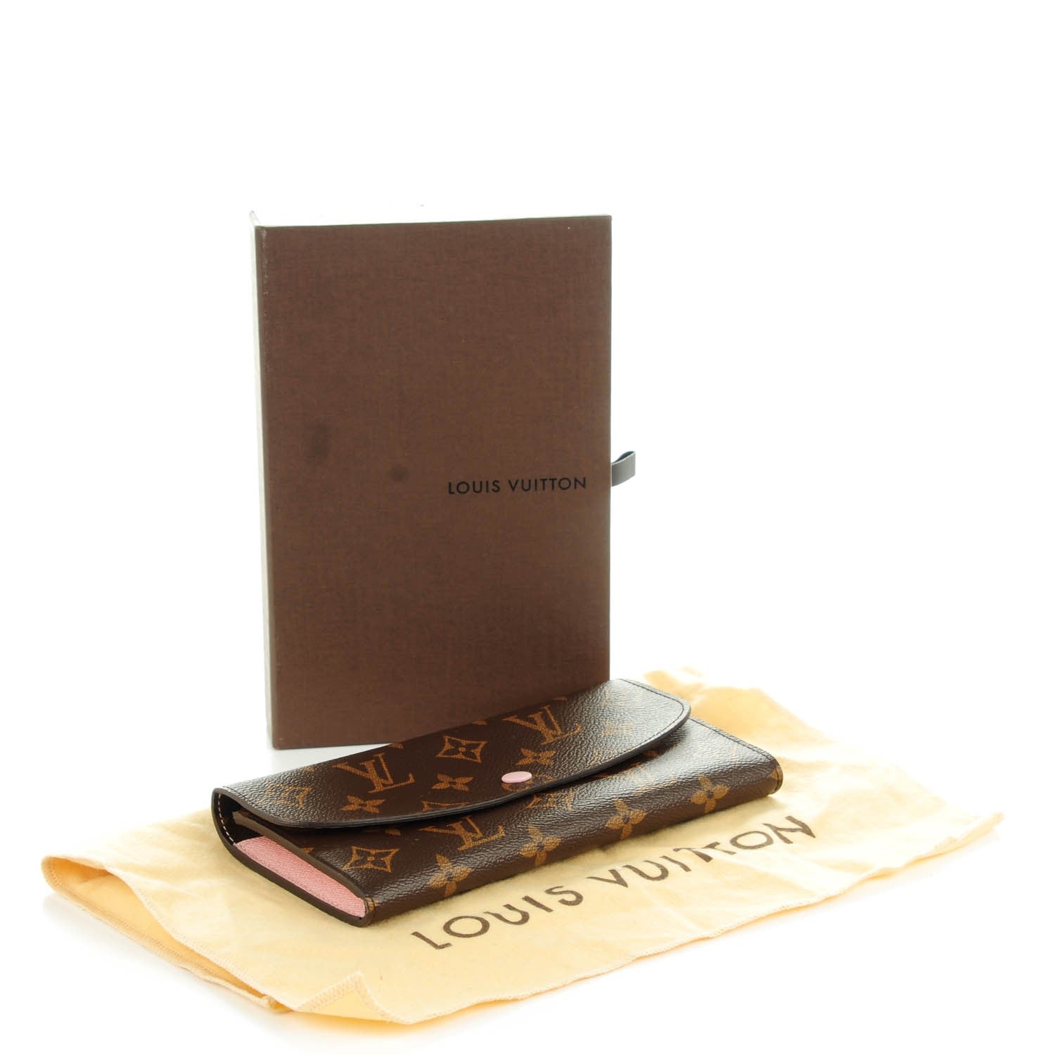Louis Vuitton Monogram Emilie Wallet Rose Ballerine 4 of 7