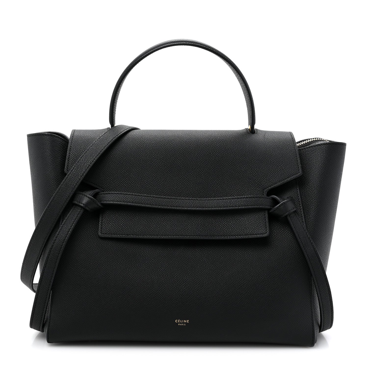 Celine Grained Calfskin Belt Bag Black 1 of 14