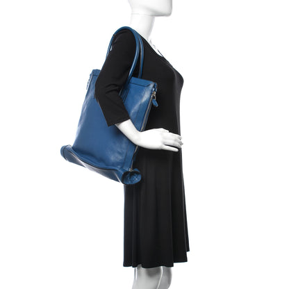 Givenchy Grained Goatskin Antigona Zippered Tote Blue 2 of 11