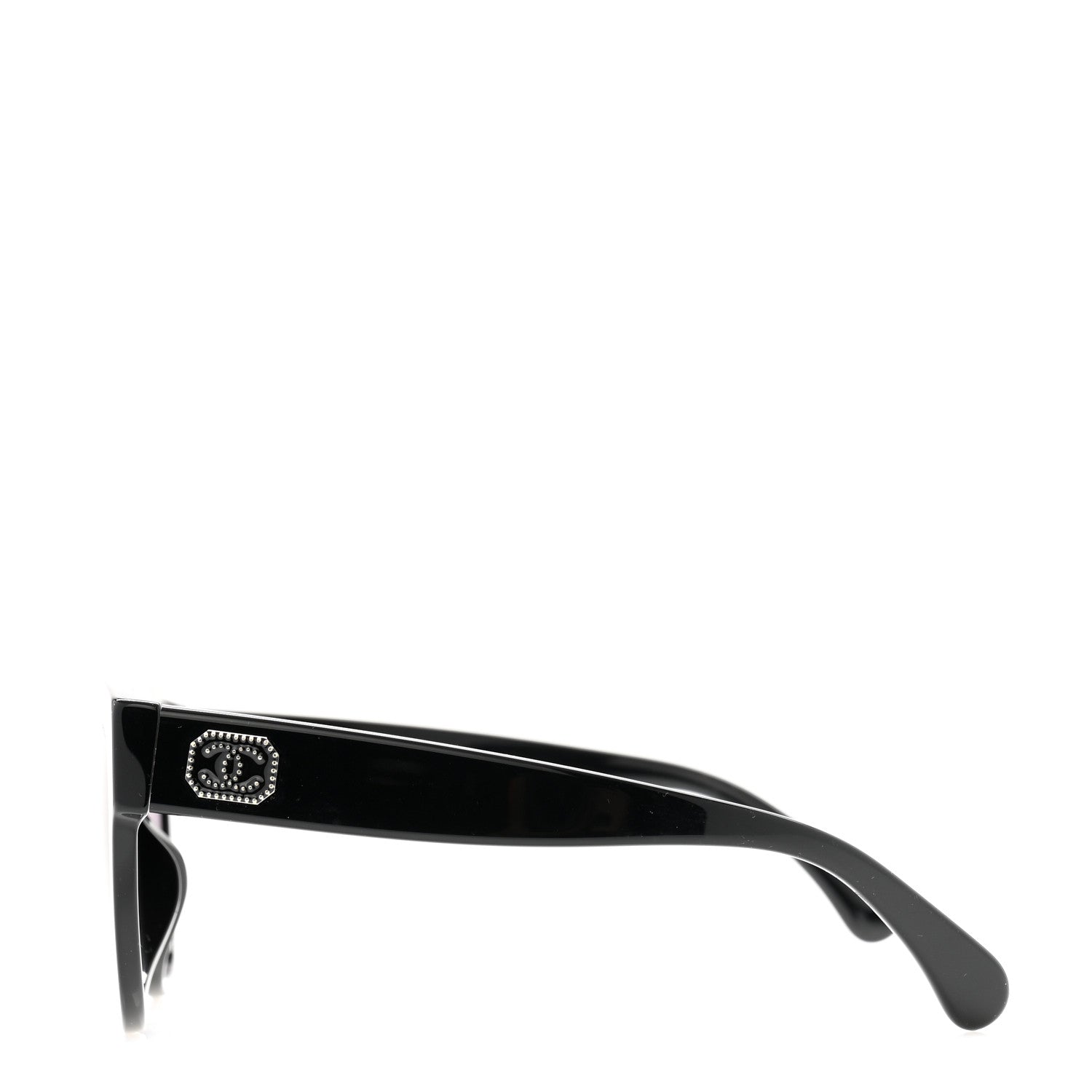 Chanel Acetate Enamel Butterfly Sunglasses 5477-A Black 3 of 7