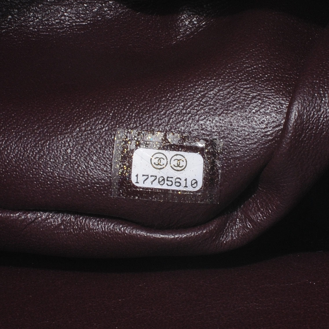 Lambskin Quilted Jumbo Double Flap Bordeaux