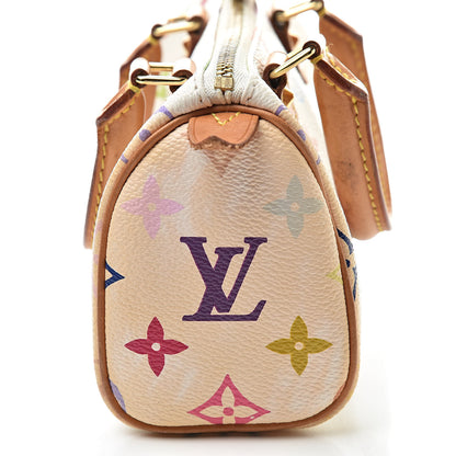 Louis Vuitton Monogram Multicolor Mini Sac HL Speedy White 11 of 11