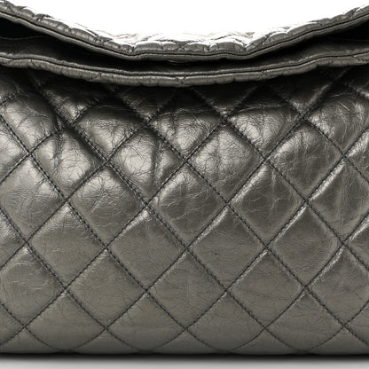 Chanel Metallic Calfskin Quilted Medium Chain Me Hobo Dark Silver 8 of 12