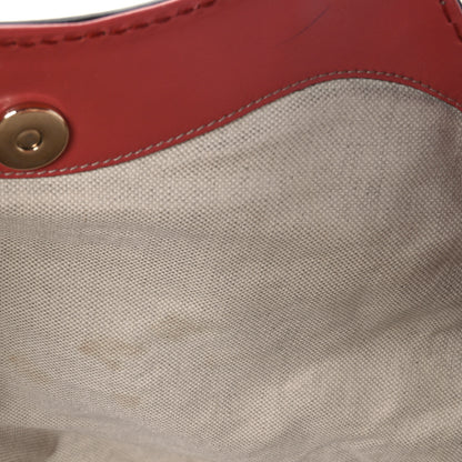 Gucci Monogram Margaux Calfskin Medium Sukey Tote Coral 10 of 11