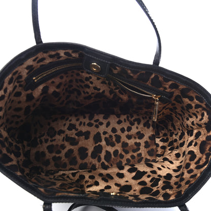 Dolce & Gabbana Vernice Vitello Escape Tote Black 4 of 7