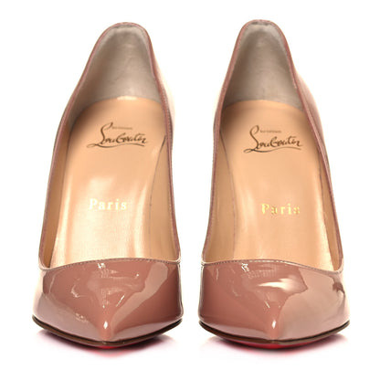 Christian Louboutin Patent Pigalle Follies 100 Pumps 36 Nude 2 of 10