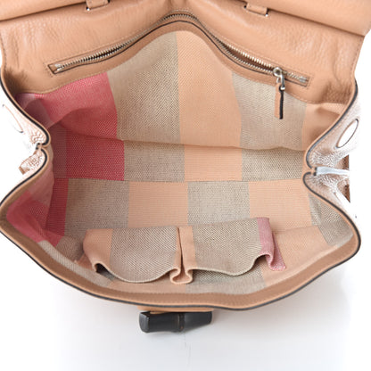 Gucci Cellarius Calfskin Medium Bamboo Daily Top Handle Bag Camelia 5 of 10