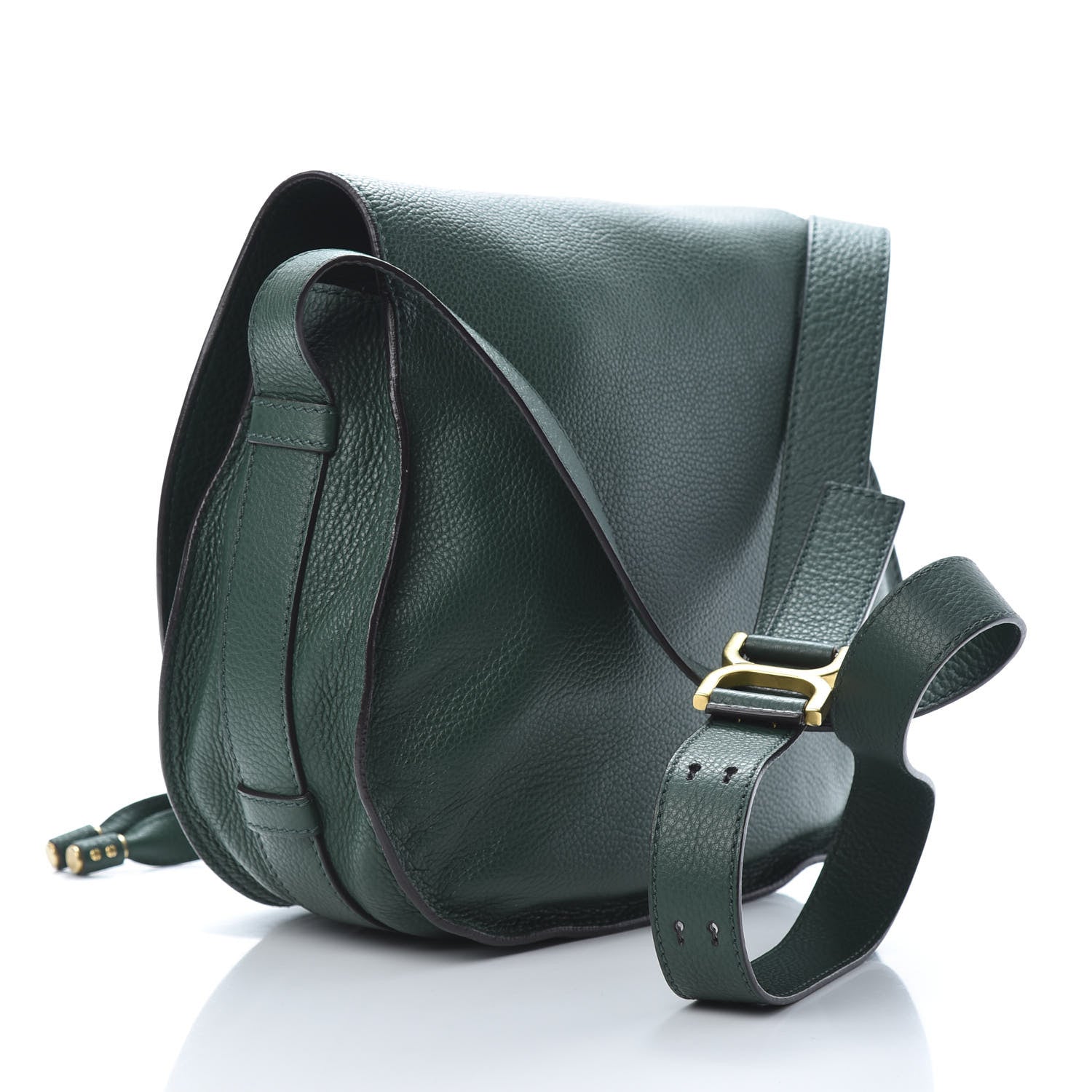 Chloe Calfskin Medium Marcie Round Crossbody Bag Epicea 3 of 11
