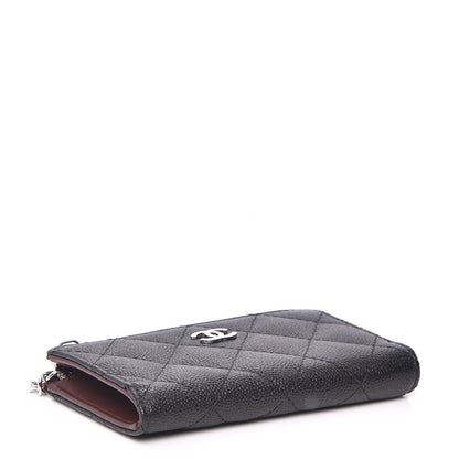 Chanel Caviar Quilted Key Holder Case Black 4 of 8
