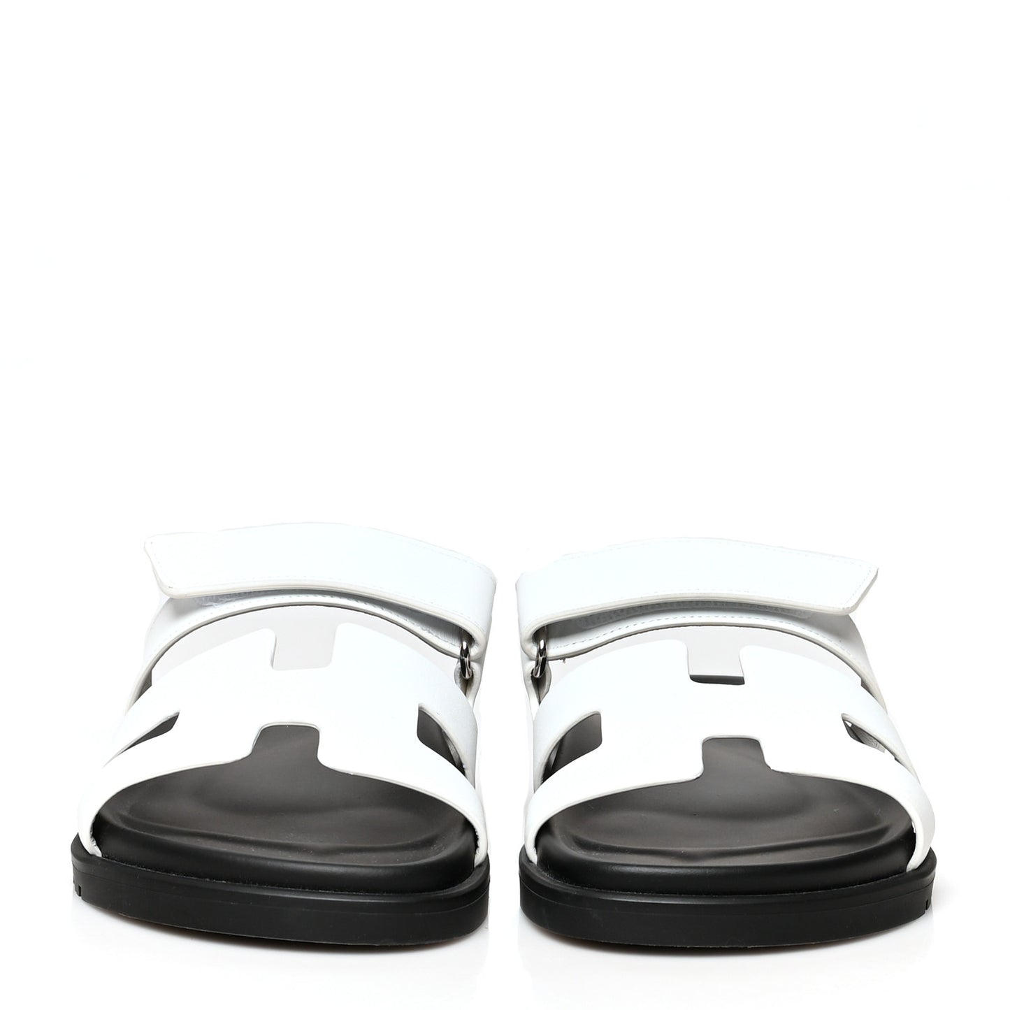 Calfskin Womens Chypre Sandals 38 White