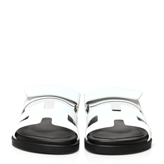 Calfskin Womens Chypre Sandals 38 White
