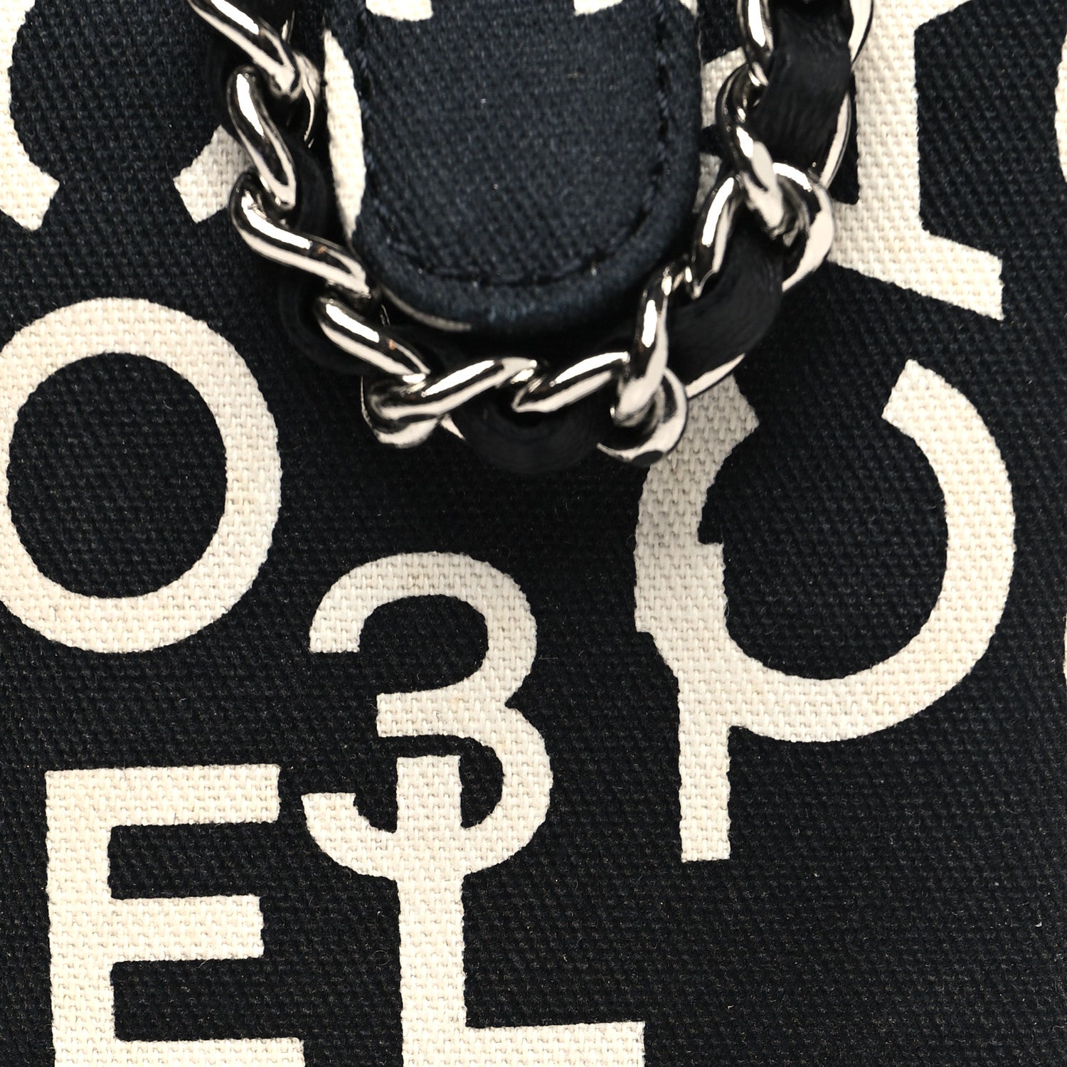 Chanel Canvas 31 Rue Cambon Phone Holder Black 8 of 10