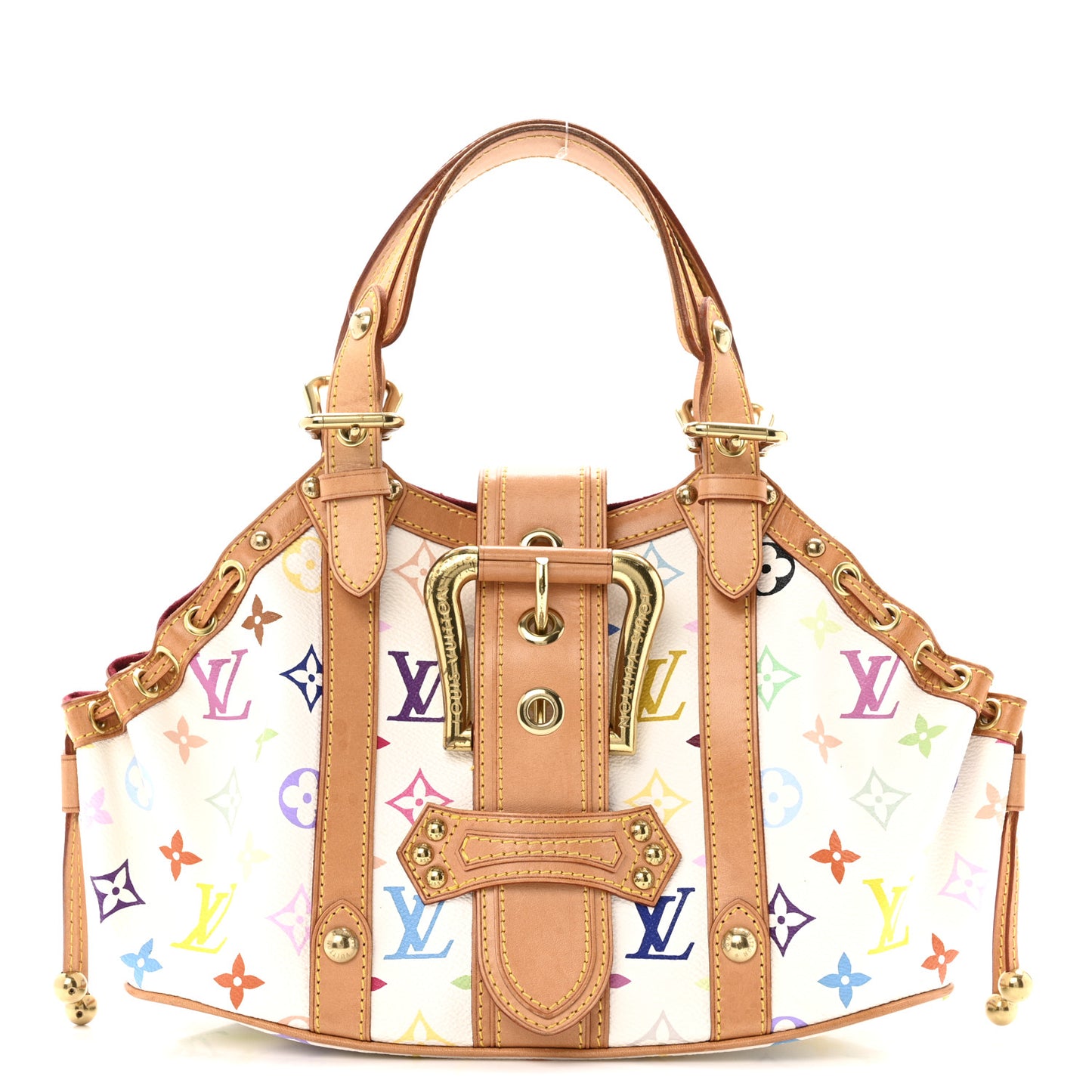 Monogram Multicolor Theda GM White