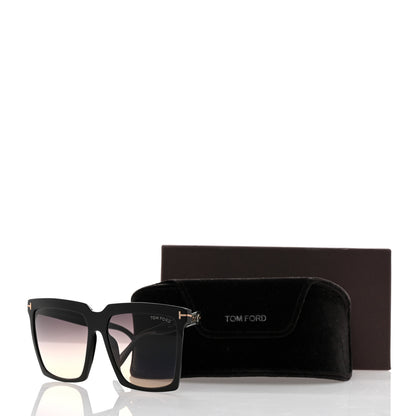 Tom Ford Acetate Sabrina Square Sunglasses TF764 Black 8 of 8