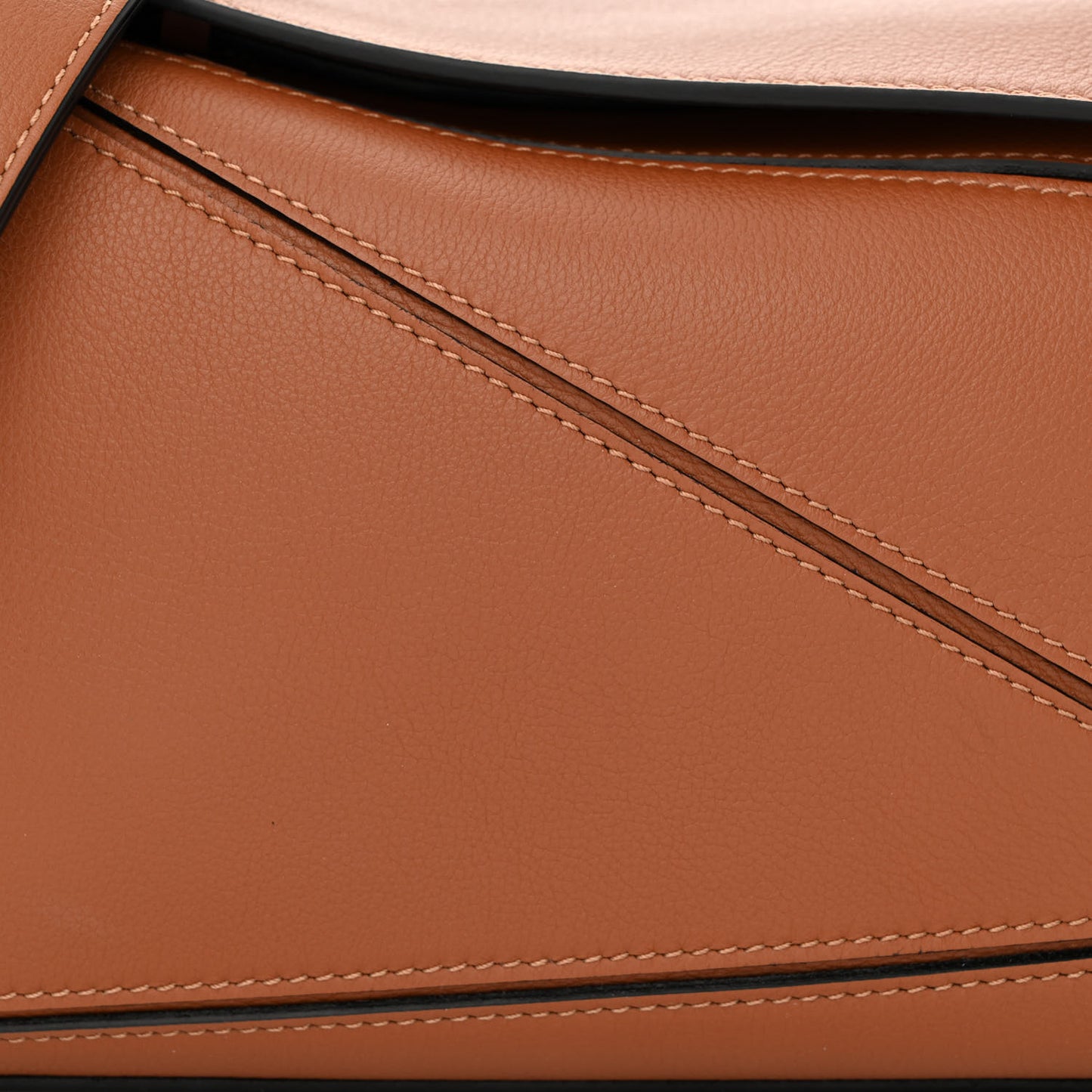 Calfskin Small Puzzle Bag Tan