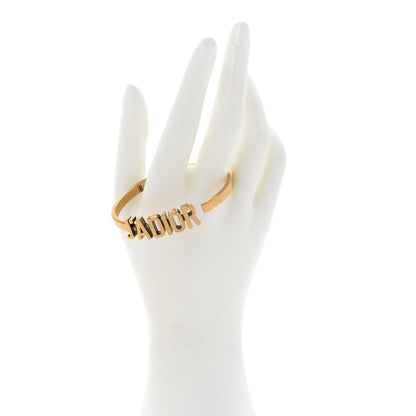 Christian Dior Metal J'Adior Bracelet Cuff Gold 2 of 4