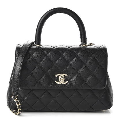 Chanel Caviar Quilted Mini Coco Handle Flap Black 1 of 11